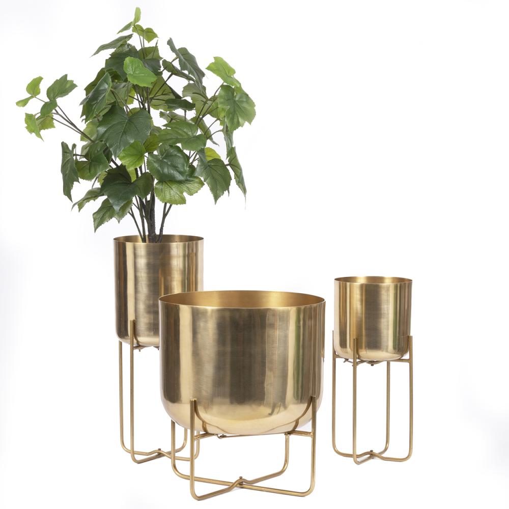 BRASS PLANTER | 3 SIZES - Green Design Gallery