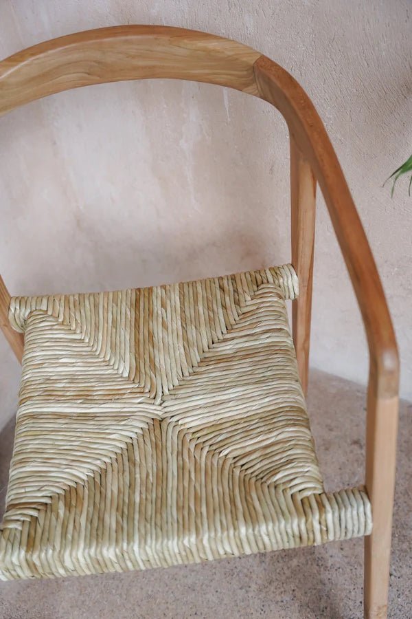 BROMO DINING CHAIR | NATURAL TEAK - Green Design Gallery