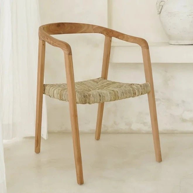 BROMO DINING CHAIR | NATURAL TEAK - Green Design Gallery