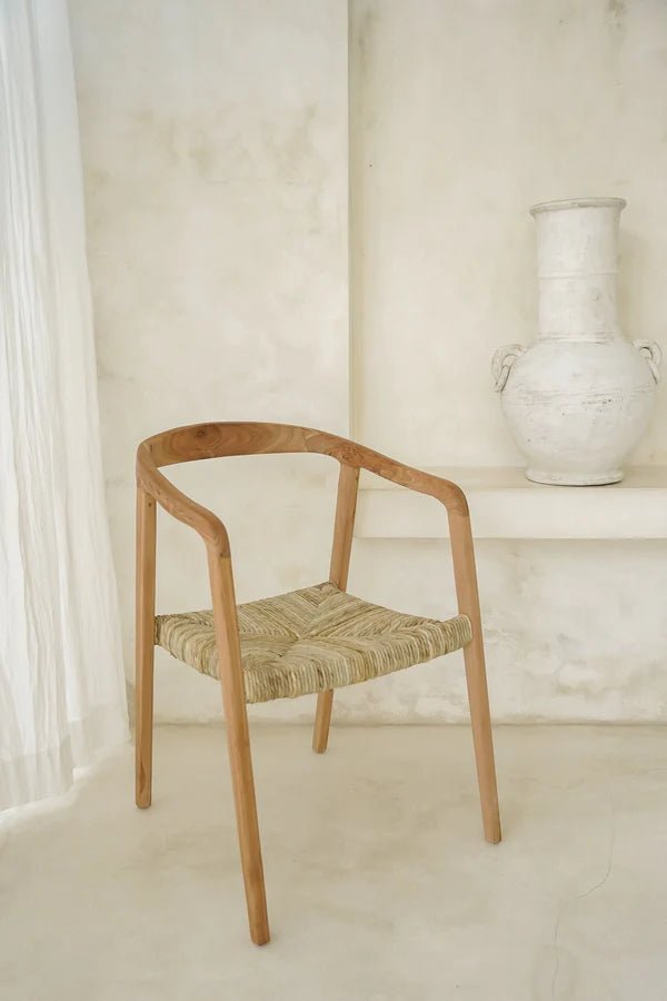 BROMO DINING CHAIR | NATURAL TEAK - Green Design Gallery
