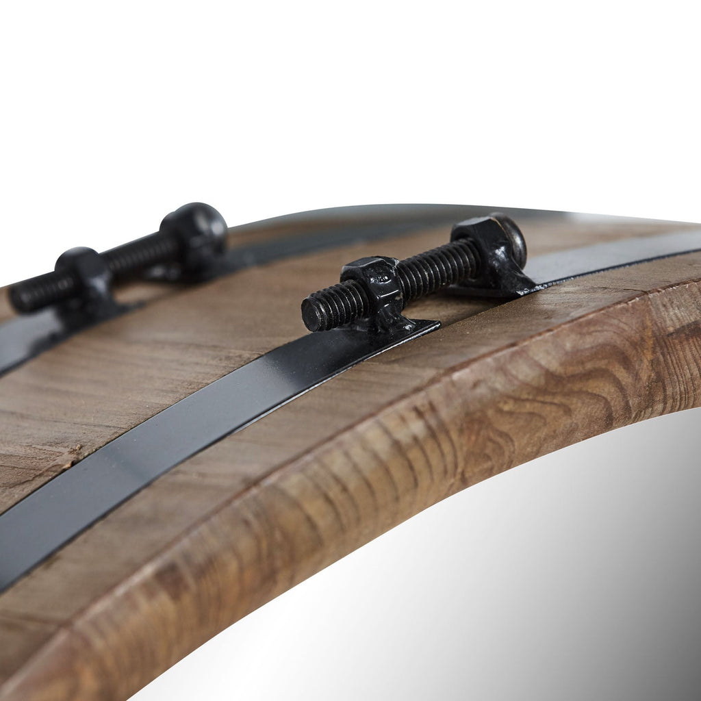 BROOKLYN MIRROR | RECLAIMED FIR + IRON - Green Design Gallery