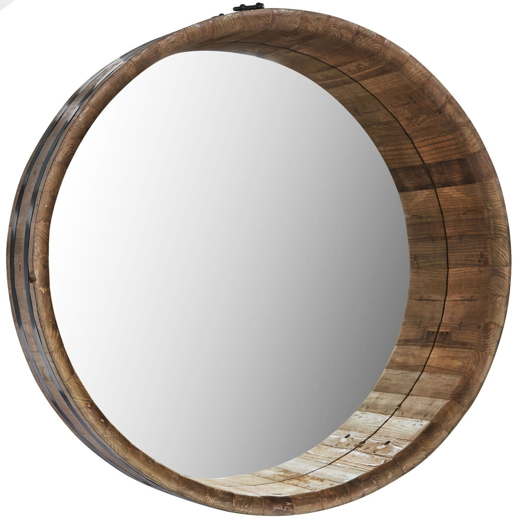 BROOKLYN MIRROR | RECLAIMED FIR + IRON - Green Design Gallery