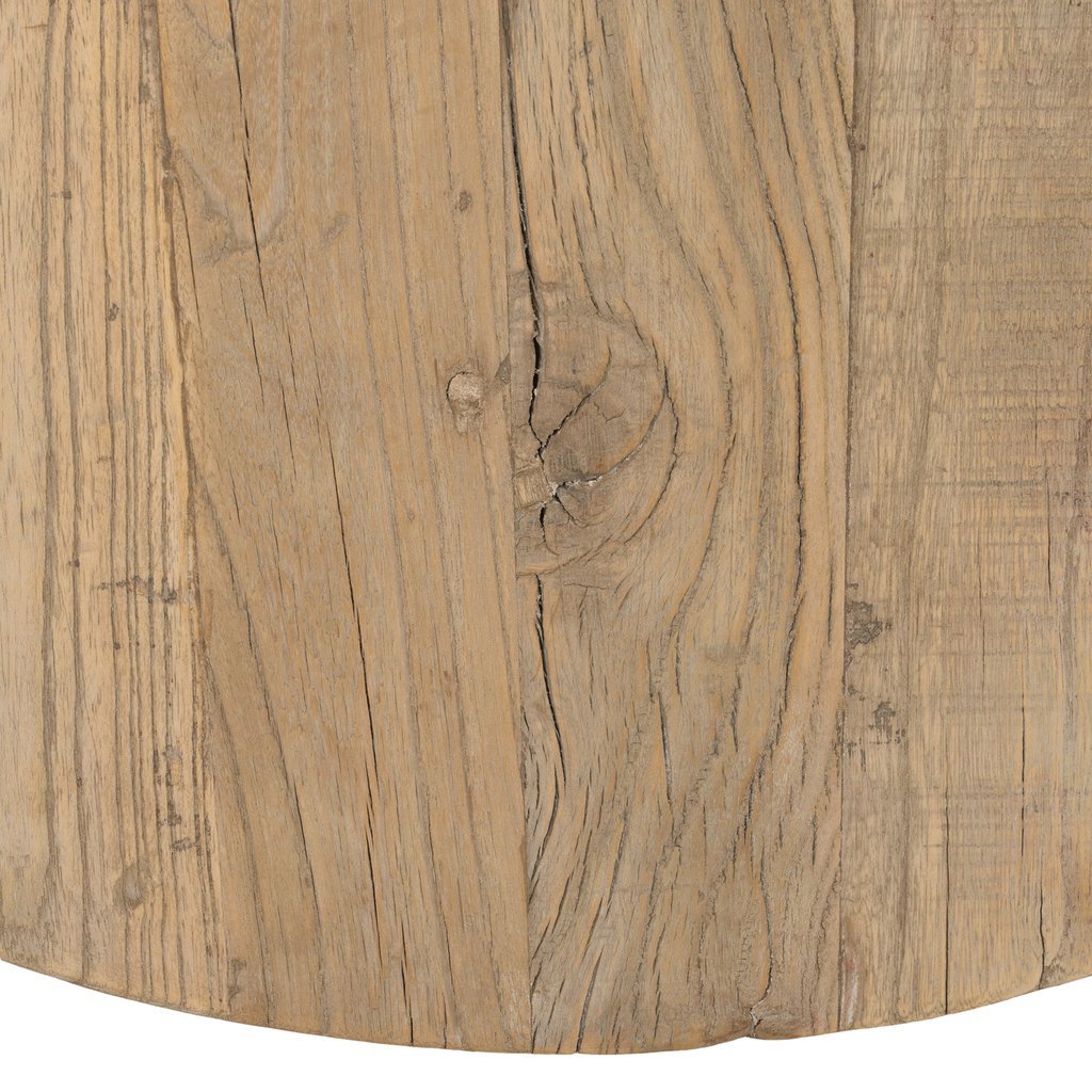 BRUNSWICK BAR TABLE / RECLAIMED ELM WOOD / BLACK - Green Design Gallery