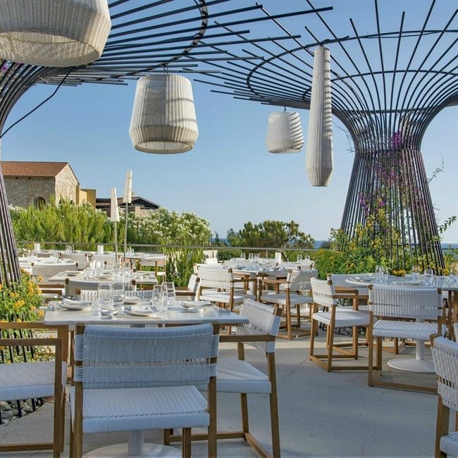 BURGOS ARMCHAIR | WHITE | IN-OUTDOOR - Green Design Gallery