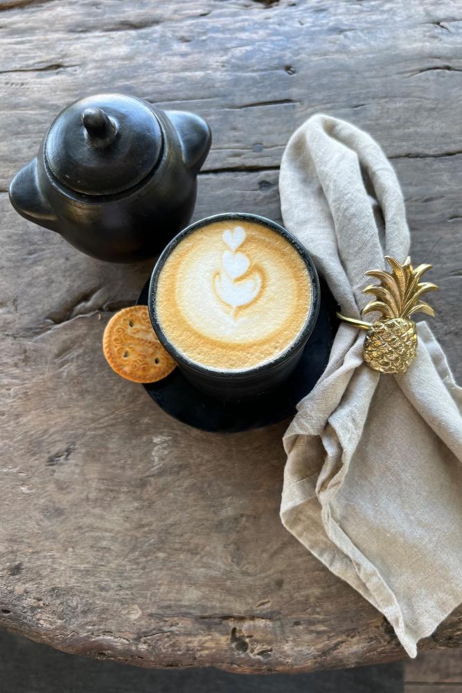 BURNED JAR WITH LID | BLACK | 3 SIZES - Green Design Gallery