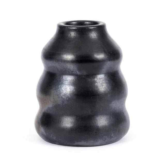BURNED VASE | BLACK - Green Design Gallery