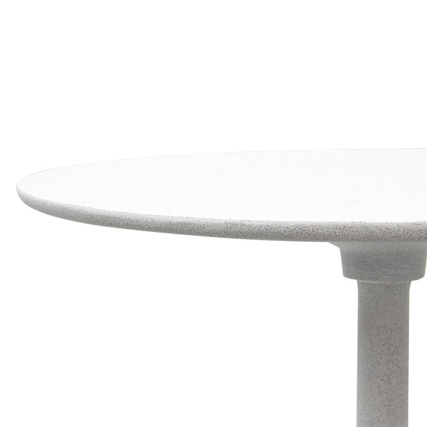 BYRON CAFÉ TABLE / WHITE POWDERSTONE - Green Design Gallery