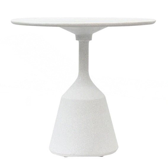 BYRON CAFÉ TABLE / WHITE POWDERSTONE - Green Design Gallery