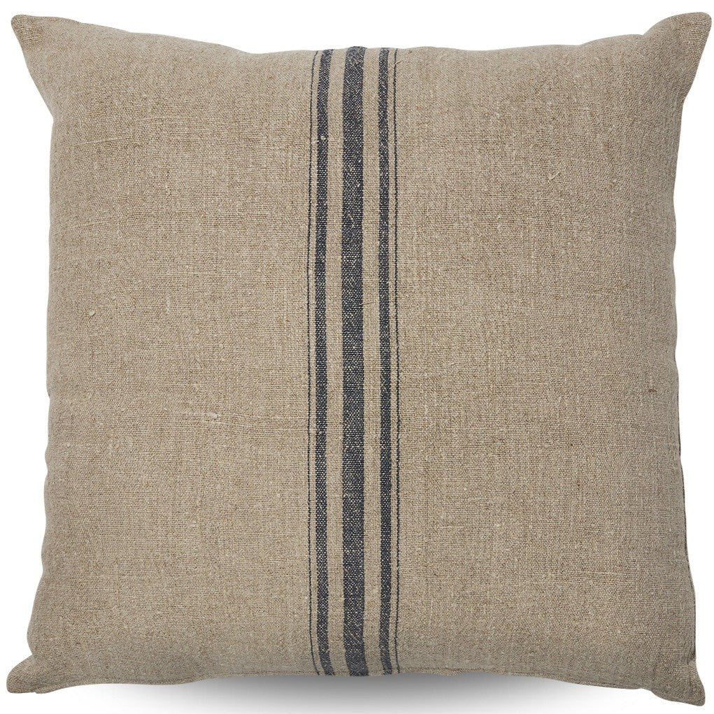 CABIN FLOOR CUSHION | NATURAL LINEN - Green Design Gallery