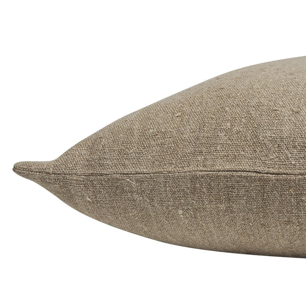 CABIN FLOOR CUSHION | NATURAL LINEN - Green Design Gallery