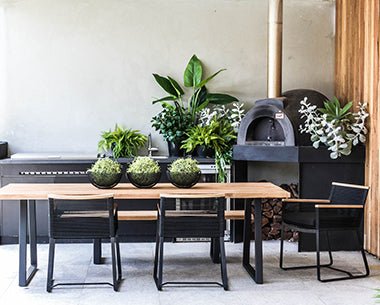 CABLE ARMCHAIR | BLACK | IN-OUTDOOR - Green Design Gallery