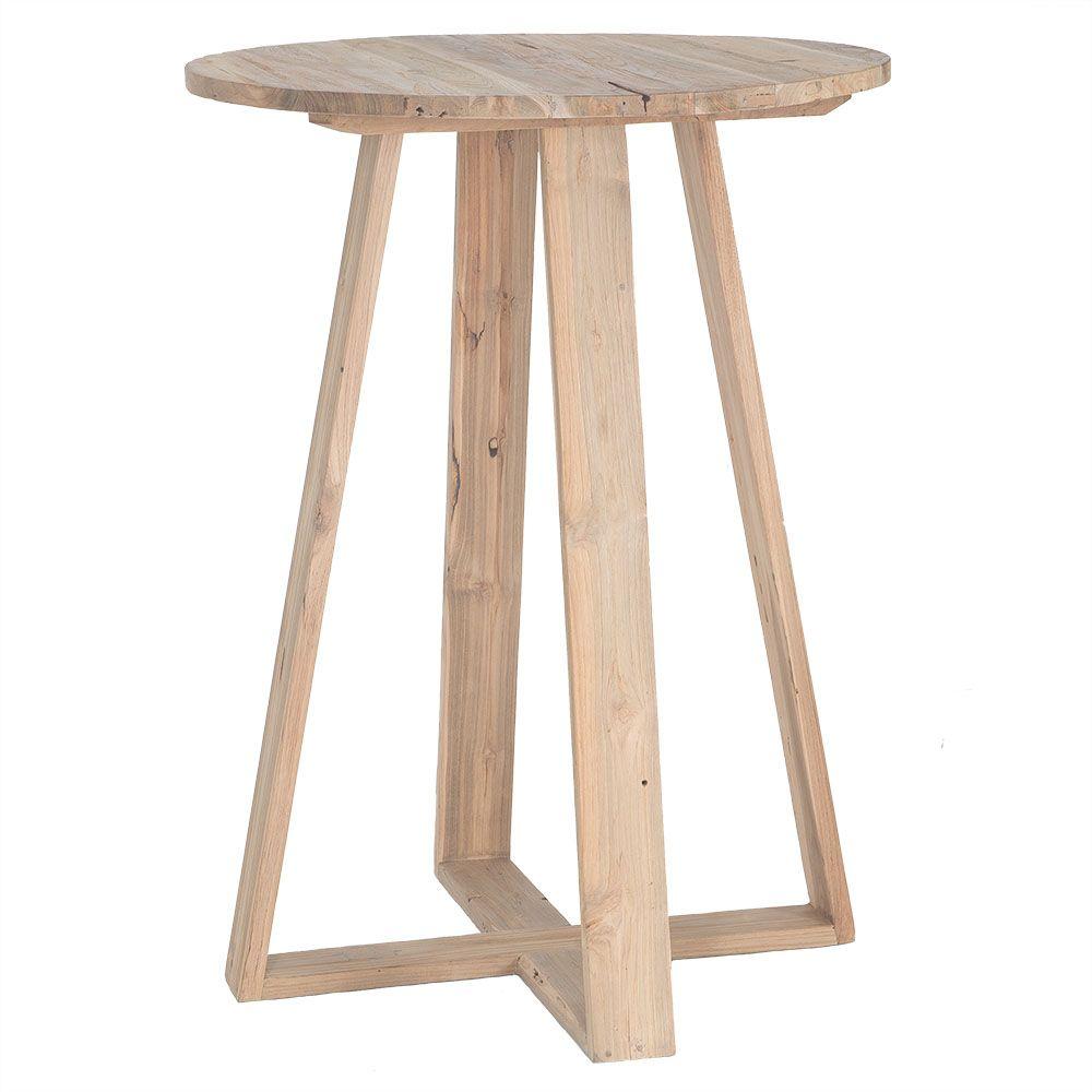 CAFE BAR TABLE / RECLAIMED TEAK / INDOORS-OUDOORS - Green Design Gallery