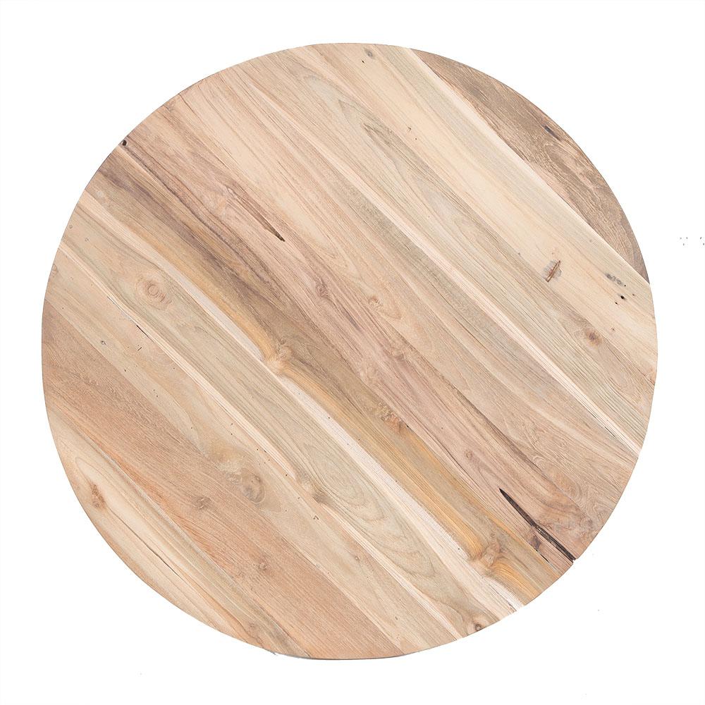 CAFE TABLE / RECLAIMED TEAK / INDOORS-OUDOORS - Green Design Gallery