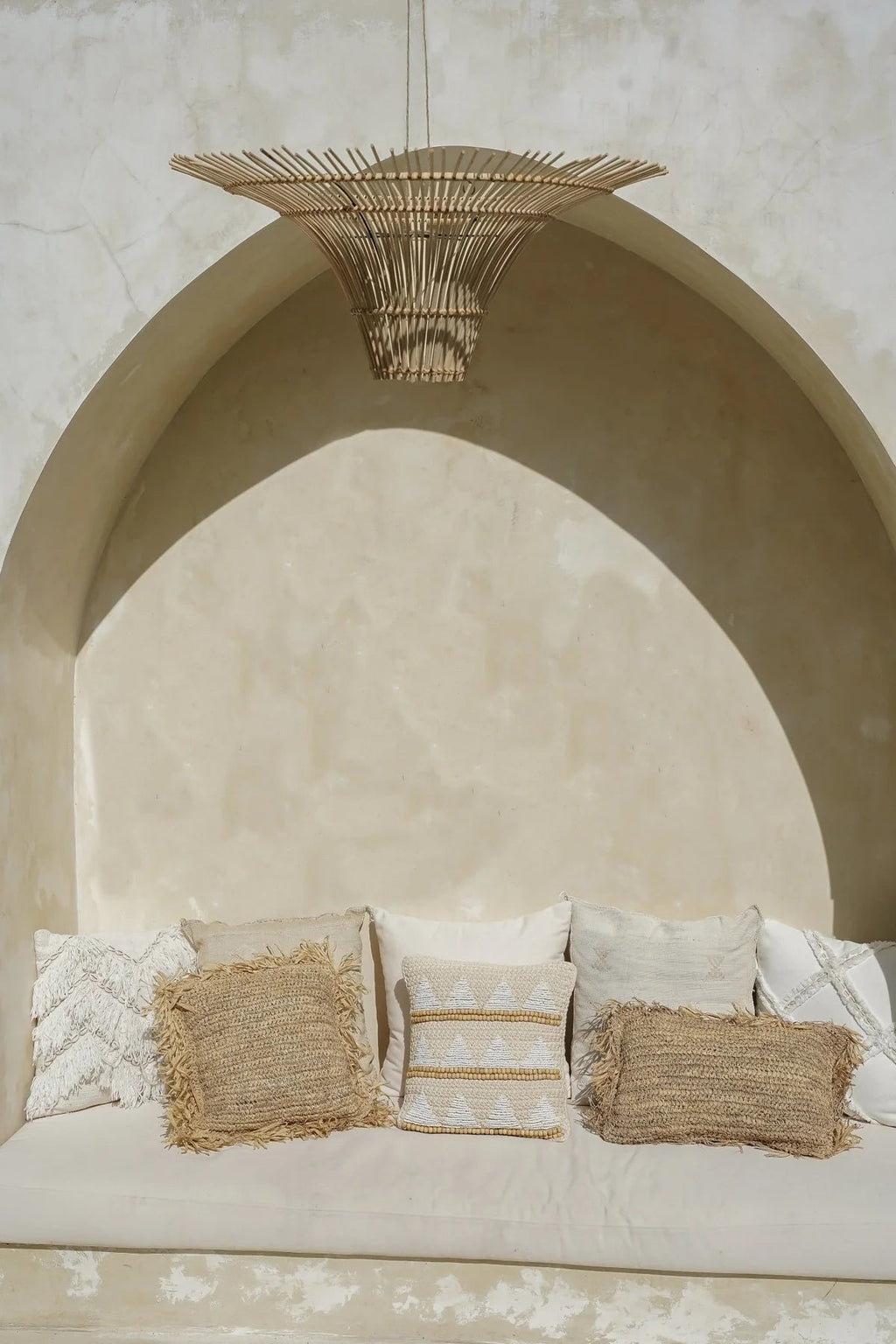 CALA PENDANT SHADE | NATURAL RATTAN - Green Design Gallery