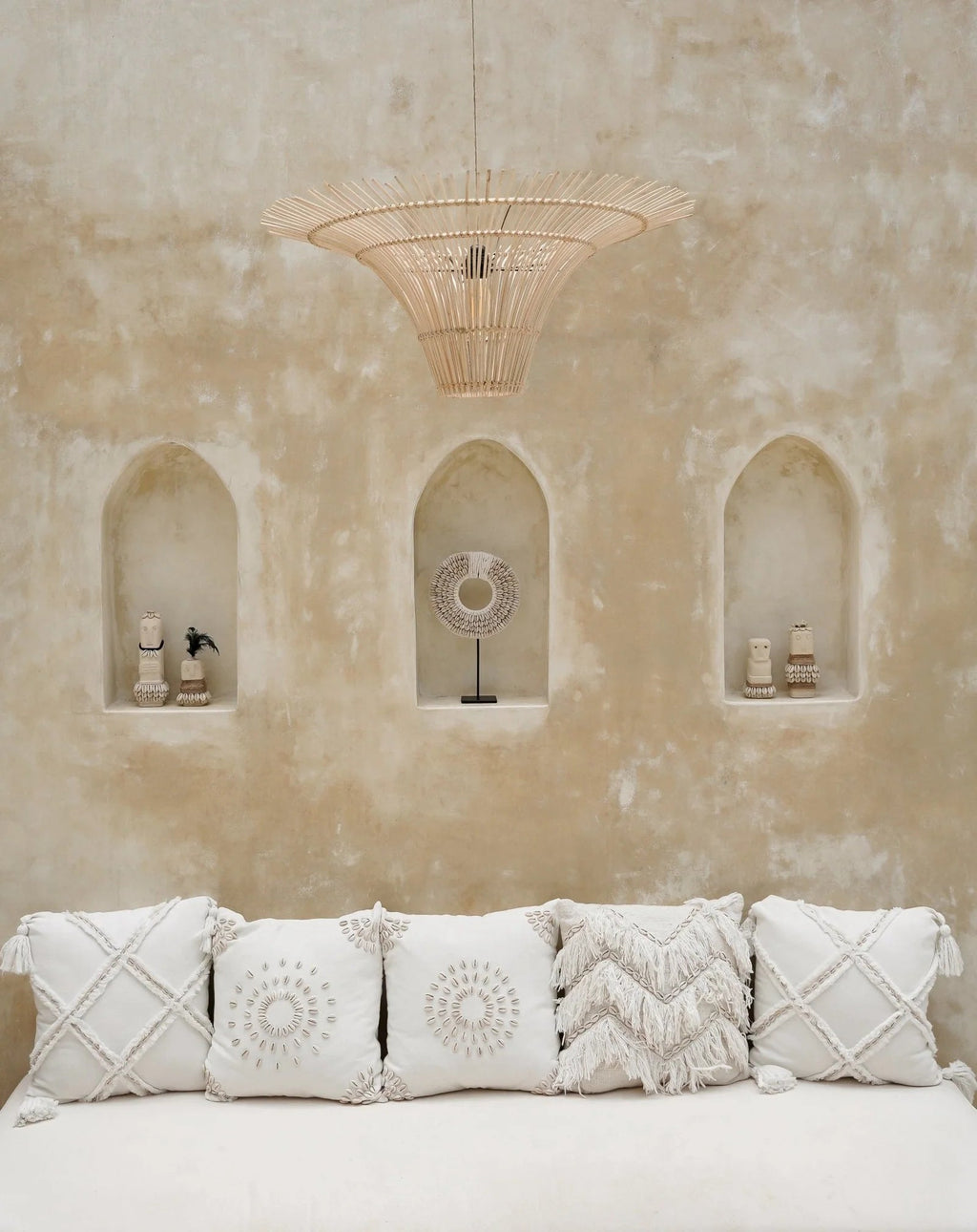 CALA PENDANT SHADE | NATURAL RATTAN - Green Design Gallery