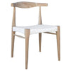 Cape Town Horn Dining Chair / White / INDOOR-OUTDOOR - Green Design Gallery