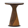 CASA SIDE TABLE / HIGH / NATURAL SUAR + WHITE MARBLE - Green Design Gallery