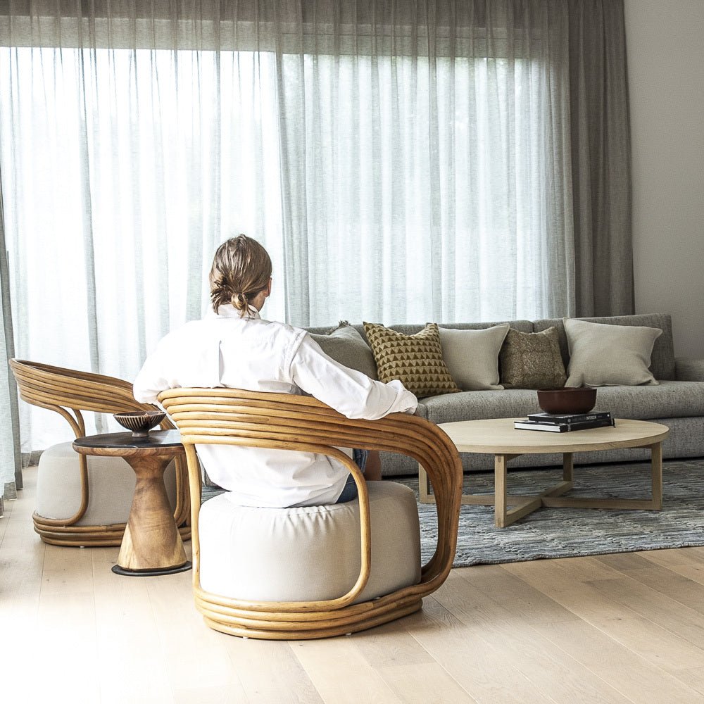 CASA SIDE TABLE MEDIUM / BLACK MARBLE TOP - Green Design Gallery