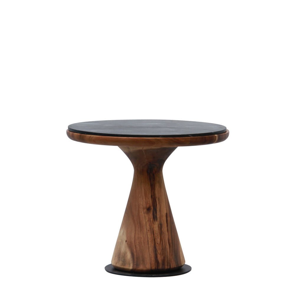 CASA SIDE TABLE MEDIUM / BLACK MARBLE TOP - Green Design Gallery