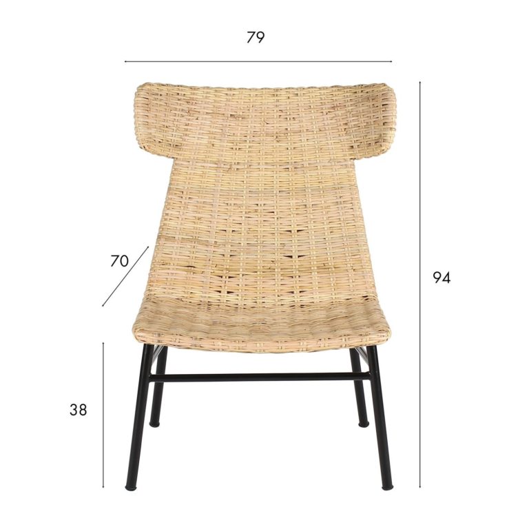 CAYO RATTAN CHAIR | NATURAL - Green Design Gallery