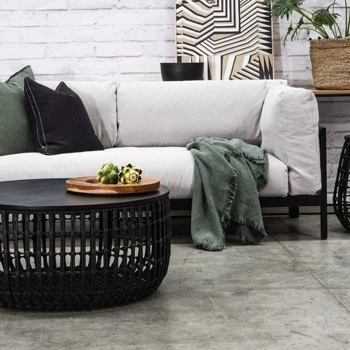 CESTA COFFEE TABLE | BLACK - Green Design Gallery