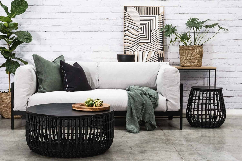 CESTA COFFEE TABLE | BLACK - Green Design Gallery