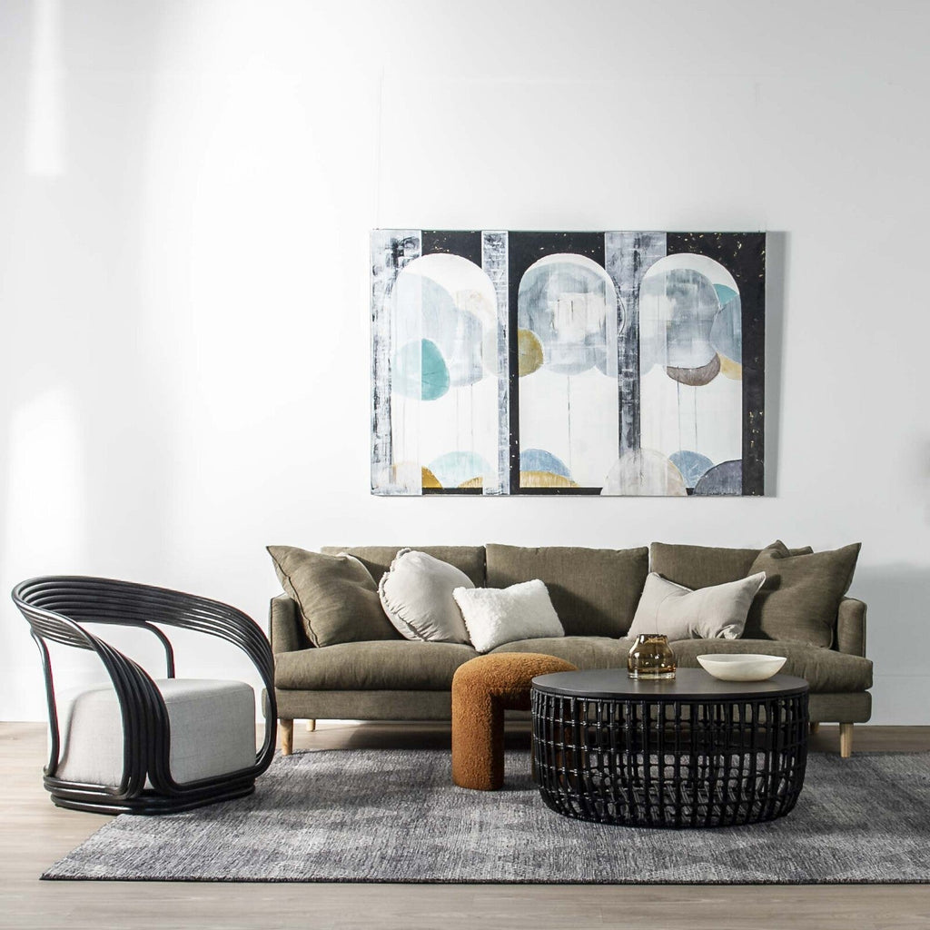 CESTA COFFEE TABLE | BLACK - Green Design Gallery