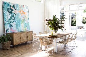 CESTA DINING ARMCHAIR | NATURAL - Green Design Gallery