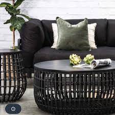 CESTA SIDE TABLE | BLACK - Green Design Gallery