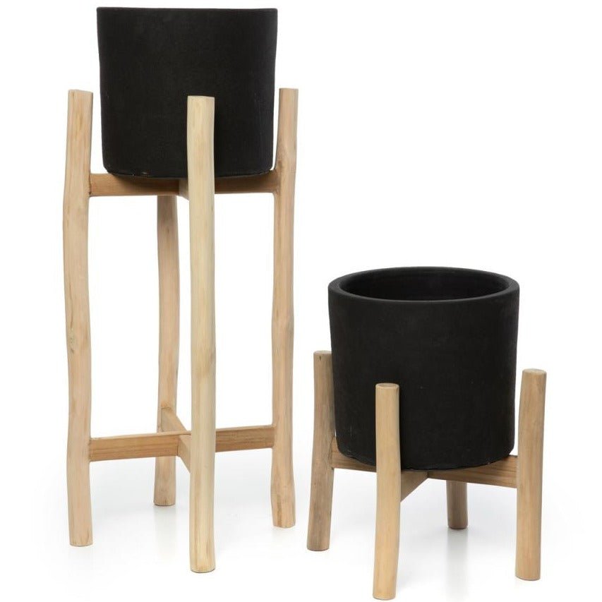 CHALK PLANTER | BLACK | 2 SIZES - Green Design Gallery