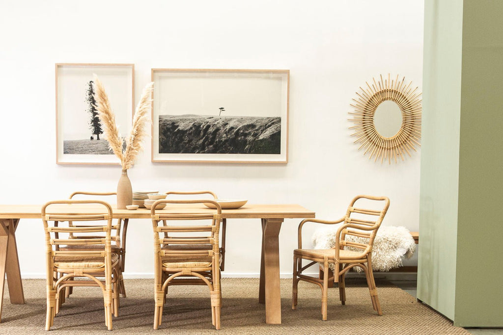 CHANIA DINING ARMCHAIR / RATTAN - Green Design Gallery