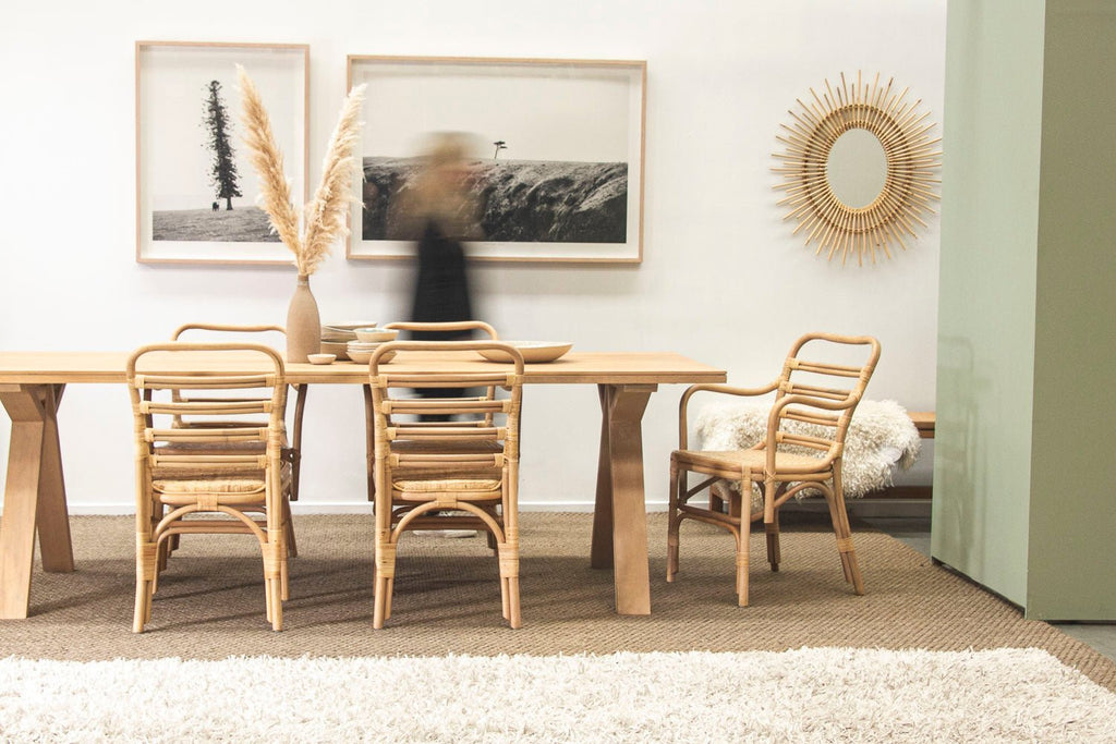 CHANIA DINING CHAIR / RATTAN - Green Design Gallery