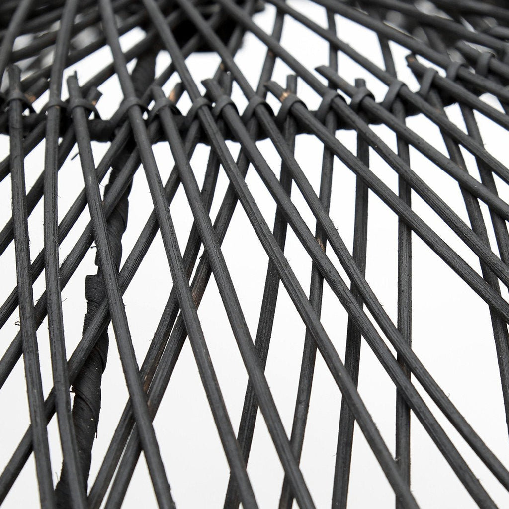 CHAPEAU PENDANT SHADE | BLACK RATTAN - Green Design Gallery