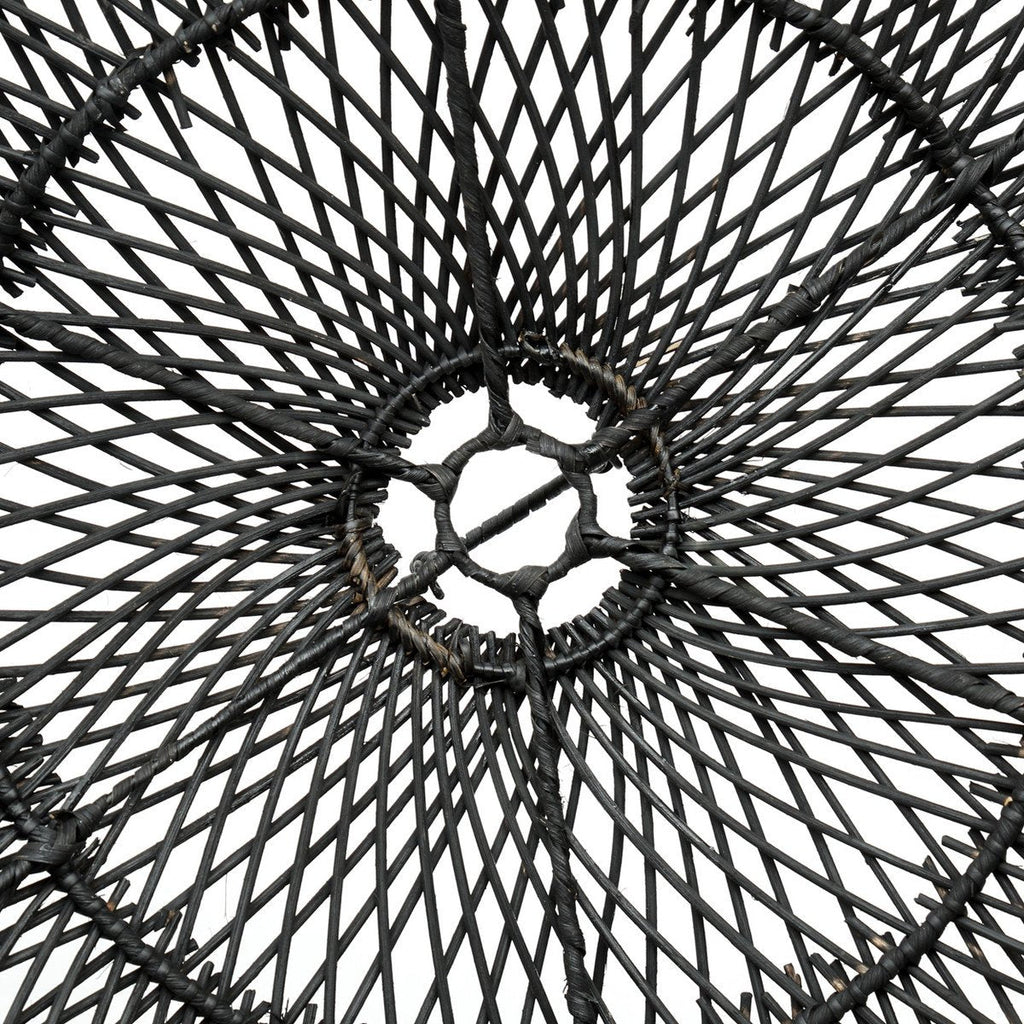 CHAPEAU PENDANT SHADE | BLACK RATTAN - Green Design Gallery