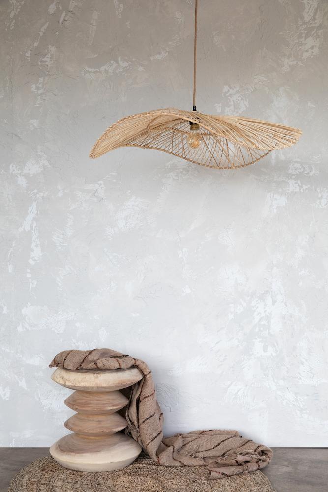 CHAPEAU PENDANT SHADE | NATURAL RATTAN - Green Design Gallery