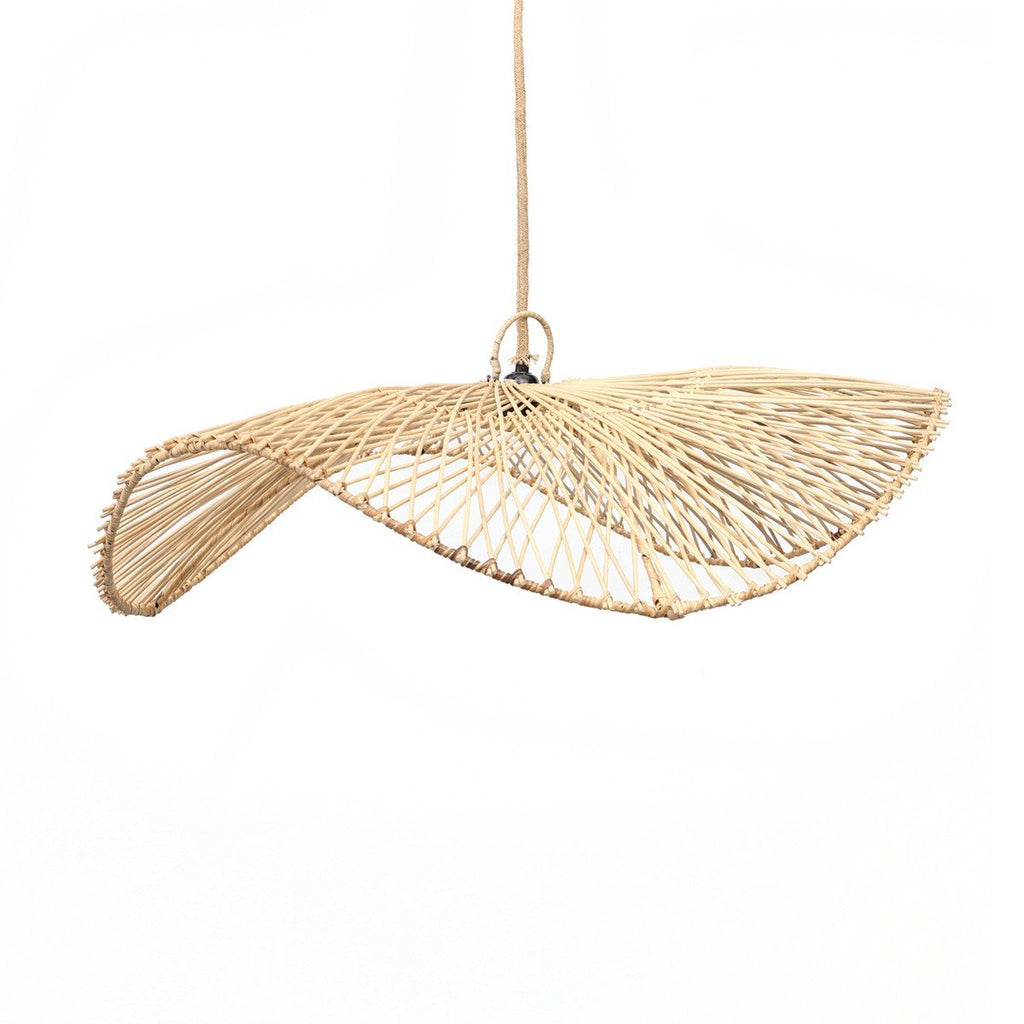 CHAPEAU PENDANT SHADE | NATURAL RATTAN - Green Design Gallery