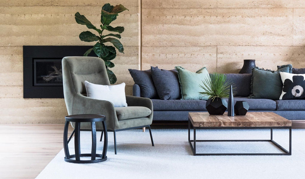 CHAPUNG SIDE TABLE / CHARCOAL OAK - Green Design Gallery