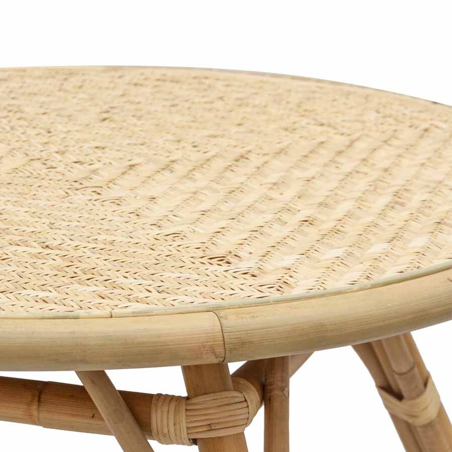 CHLOE COFFEE TABLE / NATURAL RATTAN - Green Design Gallery