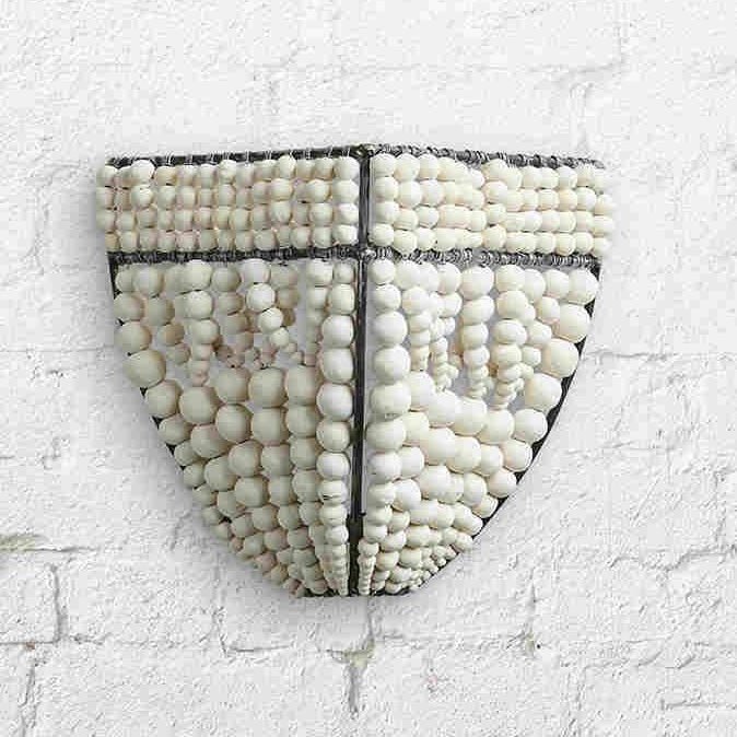 Clay Beaded Sconce / Various Colors - Green Design Gallery