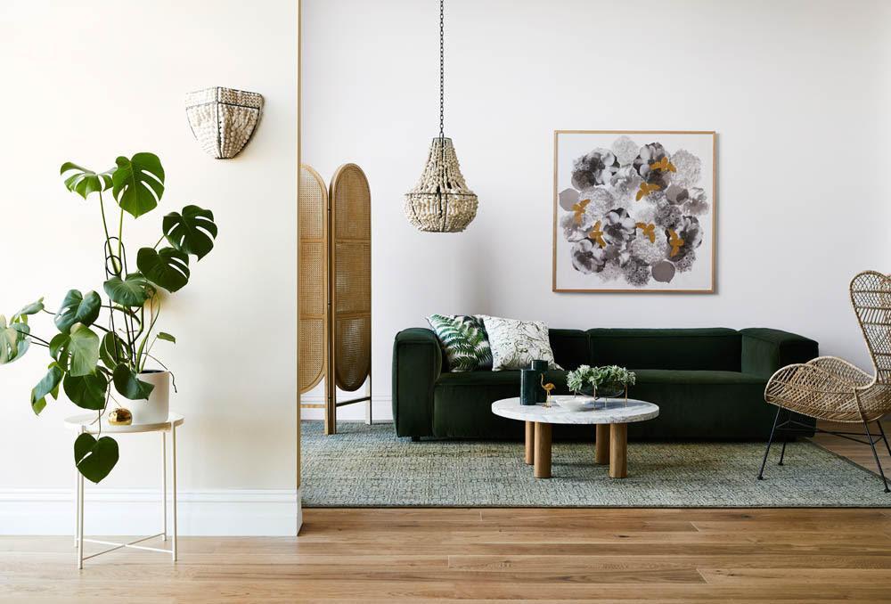 Clay Beaded Sconce / Various Colors - Green Design Gallery