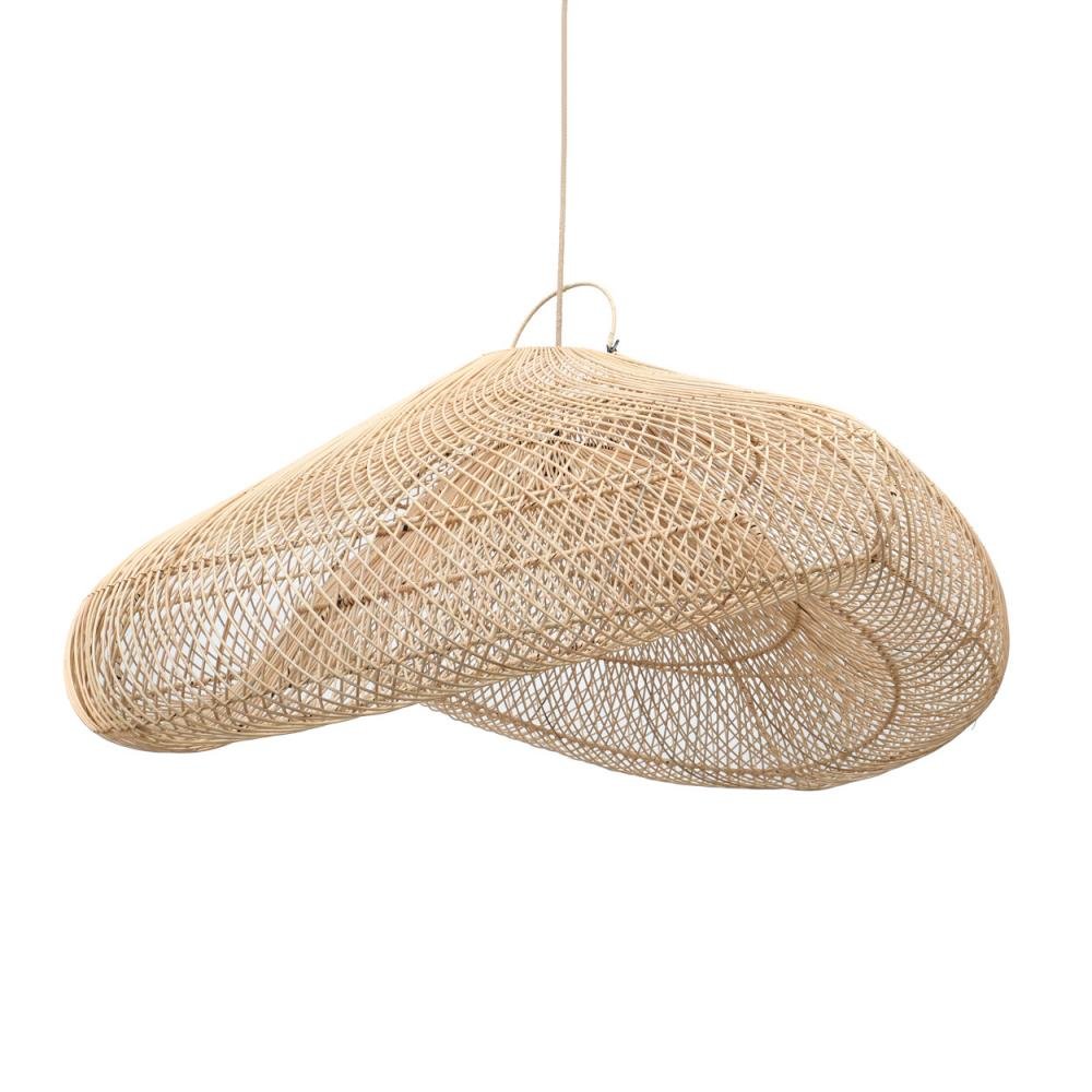 CLOUD PENDANT SHADE | NATURAL RATTAN | XXL - Green Design Gallery