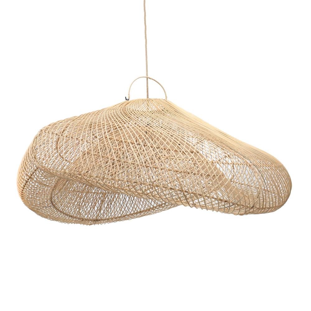 CLOUD PENDANT SHADE | NATURAL RATTAN | XXL - Green Design Gallery
