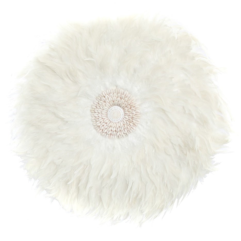 COASTAL FEATHER JUJU / WHITE - Green Design Gallery