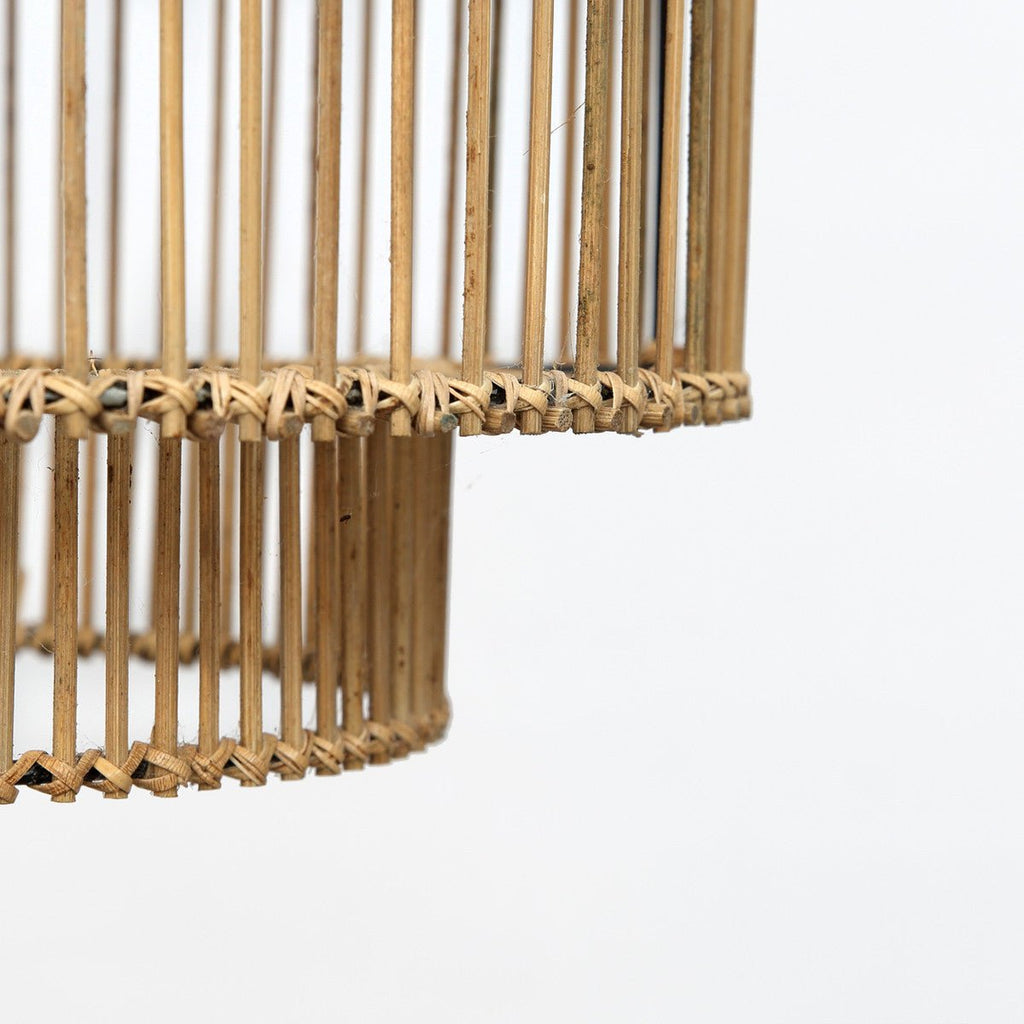 COLONIAL PENDANT / NATURAL RATTAN - Green Design Gallery