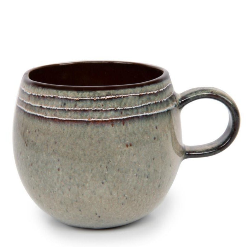 COMPORTA MUG | HANDMADE STONEWARE | SET OF 6 | LARGE - Green Design Gallery