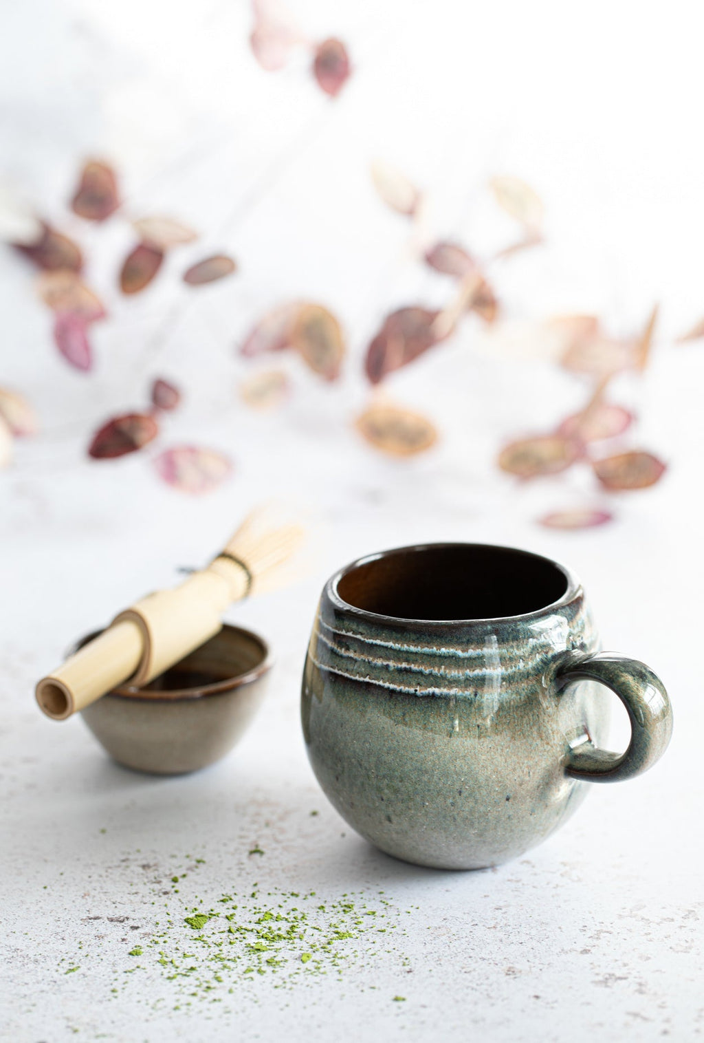 COMPORTA MUG | HANDMADE STONEWARE | SET OF 6 | LARGE - Green Design Gallery