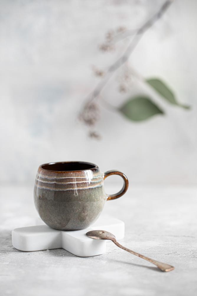 COMPORTA MUG | HANDMADE STONEWARE | SET OF 6 | SMALL - Green Design Gallery