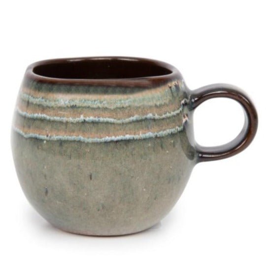 COMPORTA MUG | HANDMADE STONEWARE | SET OF 6 | SMALL - Green Design Gallery