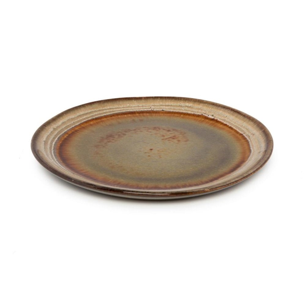 COMPORTA SALAD PLATE | HANDMADE STONEWARE | SET OF 6 - Green Design Gallery