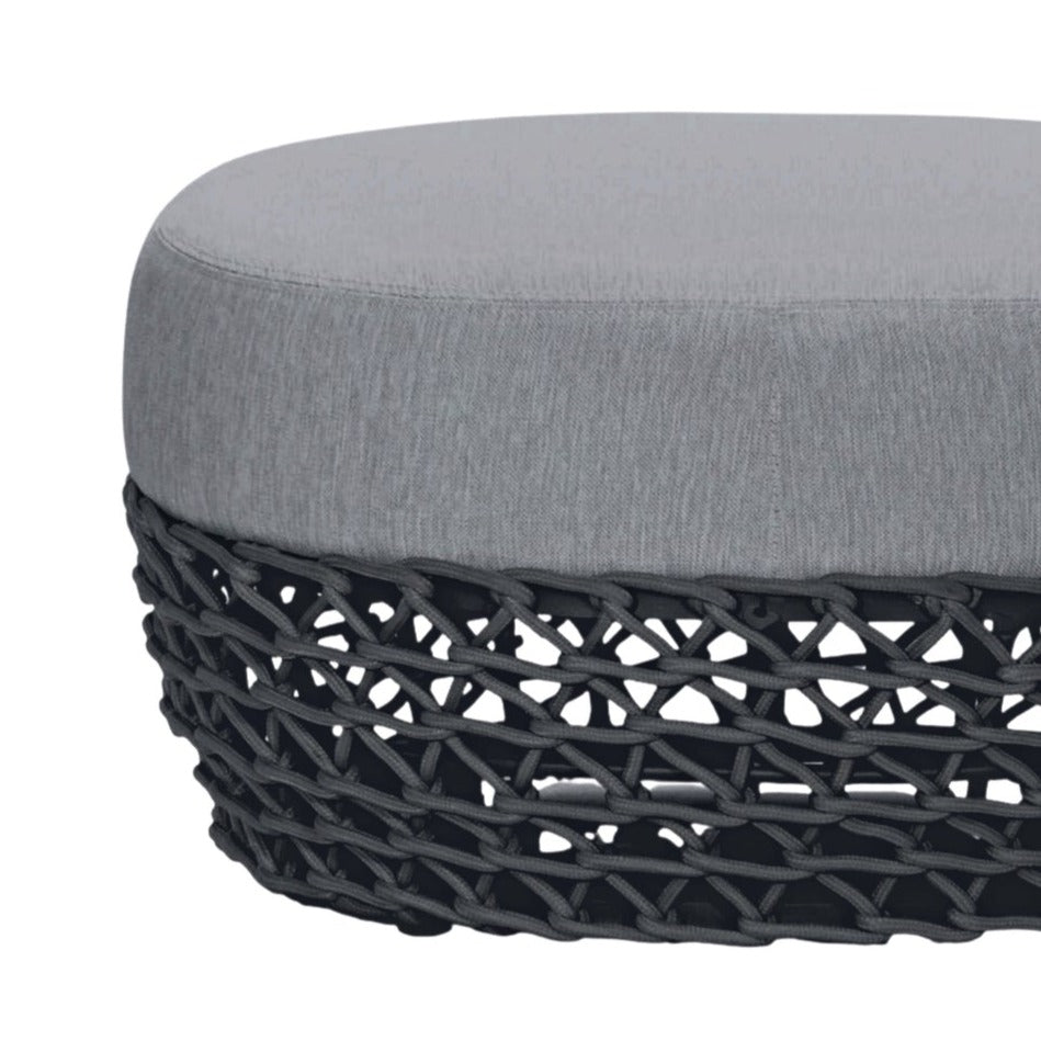 CONTOUR OTTOMAN | GREY | IN-OUTDOORS - Green Design Gallery
